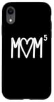 iPhone XR Mom to the Fifth Power Mother of 5 Five Children Gift Case