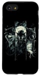 Coque pour iPhone SE (2020) / 7 / 8 Loup Alpha Loup-garou Meme Male Art Artwork Werewolf Wolf