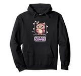 Funny Owl Hoot For Coffee Lovers Pullover Hoodie