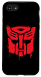 Coque pour iPhone SE (2020) / 7 / 8 Transformers Autobot Graffiti Drippy Big Face Portrait