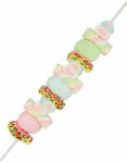 1 stk Stor Mallow Kebab - 40 cm Stang med Forskjellige Marshmallows 100 gram