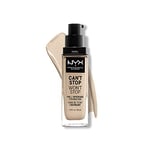 NYX Professional Makeup Fond de Teint Liquide Couvrant Tenue 24h Can't Stop Won't Stop Liquid Foundation, Waterproof, Fini Mat, Formule Vegan, Teinte : Fair (01.5)