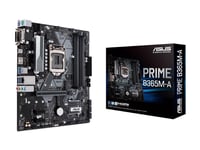 ASUS PRIME B365M-A - Carte-mère - micro ATX - Socket LGA1151 - B365 - USB 3.1 Gen 1, USB-C Gen1 - Gigabit LAN - carte graphique embarquée (unité centrale requise) - audio HD (8 canaux)