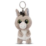 NICI Glubschis : l’Originale – Âne Donki en Porte-clés Glubschis 9cm – Pendentif en Peluche pour Cordon, Porte-Clef et Trousseau – Porte-Bonheur de Sac – Cadeau Original Enfant