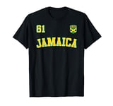 JAMAICA 61 Independence Day 2023 Jamaican Flag Clothing T-Shirt