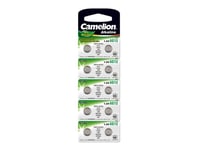 Camelion AG12 / 301 / 386 / LR43 Knappcellsbatteri 10-pack