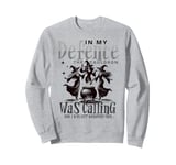 Witchy Pagan Magic in the Cauldron Funny Solstice Yule Magic Sweatshirt