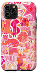 Coque pour iPhone 11 Pro Collage de cowgirl Preppy