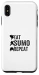 Coque pour iPhone XS Max Eat Sumo Wrestling Repeat - Sumo Wrestling