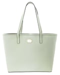 Michael Kors White Tote Bag Optic Saffiano Leather Shopper Womens Medium Handbag