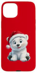 Coque pour iPhone 15 Plus Holiday Polar Bear