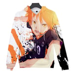 Video Game Cosplay Hoodie Movie Fans Zip Jacket Unisex HD 3D Print Colourful Anime Pullover Hooded Oversize Men's Women's Manga HoodyTeens Novelty Street Sweatshirt,4XL