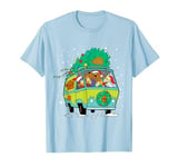 Christmas Scooby Doo Snowing Mystery Machine Gang T-Shirt