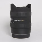 Sigma Used 8-16mm f/4.5-5.6 DC HSM Lens Canon EF