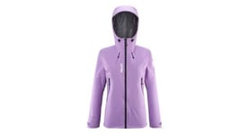 Veste impermeable femme millet kamet gore tex violet