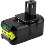 Batterie Ryobi 18V ONE Plus Li-Ion 5 Ah P104 P105 P102 P103 P107 P108 LED One+