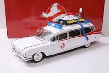 1:18 Hot Wheels 1959 Cadillac Miller GHOSTBUSTERS ECTO-1 Voiture De Film Blanche