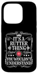 Coque pour iPhone 14 Pro Le nom de Rutter est un truc que vous ne comprendriez pas