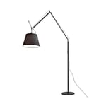 Tolomeo Mega Gulvlampe m/Dimmer Ø320 Svart Sateng/Svart - Artemide