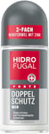 Hidrofugal Men Forte Double protection Roll-on, déodorant à bille avec forte protection anti-transpirante contre le stress et la transpiration liée à la chaleur, déodorant pour homme sans alcool