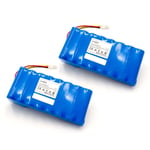 vhbw 2x Li-Ion batterie 3000mAh (18V) pour tondeuse à gazon robot Husqvarna Automower 320, 330X, 330x (il en faut 2 batteries), 420, 430, 430X