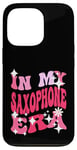 Coque pour iPhone 13 Pro In My Saxophone Era Music Band pour femmes et enfants