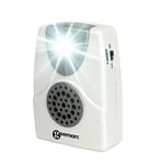 Geemarc CL11 - Telephone Ringer Amplifier with Bright Flashing Light - Works with Landline Phones - Wall Mountable - Ideal for Noisy Environments and Hearing Impaired People, White