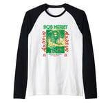 Bob Marley Exodus Movement of Jah People Guitar Black Raglan Baseball Tee