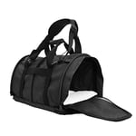 SturdiBag SB3-PRO-BL Sac de Transport pour Animal Domestique Taille XL Hauteur Flexible pour Chat et Chien avec Clips de sécurité et Sangles de Ceinture de sécurité Noir 50,8 x 40,6 x 30,5 cm