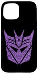 iPhone 15 Transformers Evergreen Decepticons Purple Icon Filled Logo Case