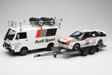 OT418 Audi Quattro A2 M.Mouton Tour De Corse 1983 + VW Volkswagen LT35 Otto 1/18