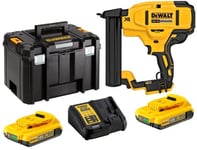 Dewalt KRAMPEPISTOL 18GA XR 18V BØRSTELØS 2,0AH Komplett