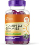 Daily Vitamin D Gummies for Adults - Contains 1000IU (25Ug) VIT D3 Supplement fo