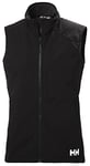 Helly Hansen Womens Paramount Softshell Vest, XS, Black