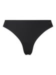 Calvin Klein Sheer Marquisette Thong, Black