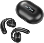 Open-Ear Bluetooth Earbuds Non In Ear,True Wireless Non Bone Conduction With Earhook And Charging Case Built-In Mic¿Air Conduction Bluetooth Headphones, Bone Earbuds¿Black¿