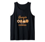 Funny Christmas Hangin' with My Cookies Cute Gingerbread Tank Top