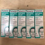 Sudafed Natural Relief Blocked Nose Spray 15ml Cleanses and Hydrates Passages X5