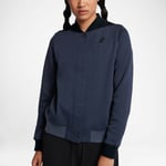 Women's Nike Tech Fleece Destroyer Zip Jacket Obsidian Black Heather 884427 451