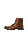 Jack & Jones Homme JFWORCA Leather 19 STS Chukka Boots, Marron(Cognac Cognac), 43 EU