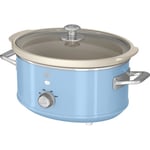 Swan Retro SF17021BLN 3.5 Litre Slow Cooker - Blue