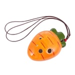 GXFCQKDSZX Ocarina Creative Ceramic Orange Carrot 6 Hole Cute Ocarina Musical Instrument