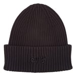 Bonnet Levi's® noir côtelé