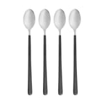 House Doctor Ox lång sked 4-pack Svart-silver