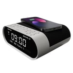 DAB+ FM Radio Clock Alarm Wireless Charger Bluetooth AZATOM Revival Q1 White