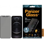 PanzerGlass Case Friendly Privacy -skärmskydd, iPhone 12 / 12 Pro