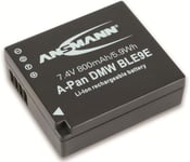 Ansmann Li-ion Battery for Panasonic BLE 9E Digital Cameras 7.4 V 800 mAh