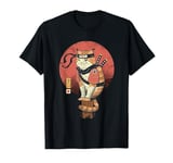 Yakuza Cat Japanese Samurai Sword Katana Japan Tiger Tattoo T-Shirt