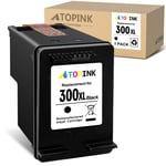 ATOPINK 300 XL Remanufactured Ink Cartridge Replacement for HP 300XL (1 Black) Fit for Envy 120 114 100 110 DeskJet F2480 F4500 F4580 D1660 F4272 F4280 PhotoSmart C4780 C4680 C4600 Printer