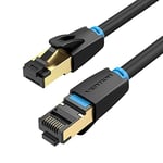 Vention Cable Ethernet CAT 8, 2 m Câble Réseau RJ45 Rond 40Gbps 2000Mhz High Speed SFTP Gigabit Lan Compatible avec Xbox series X/S PS5 PS4 PC